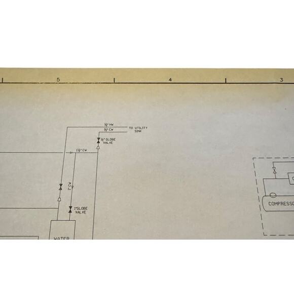 Sea World Orlando Brewery Anheuser Busch 1991 Engineering Blueprint Schematic - Picture 7 of 7